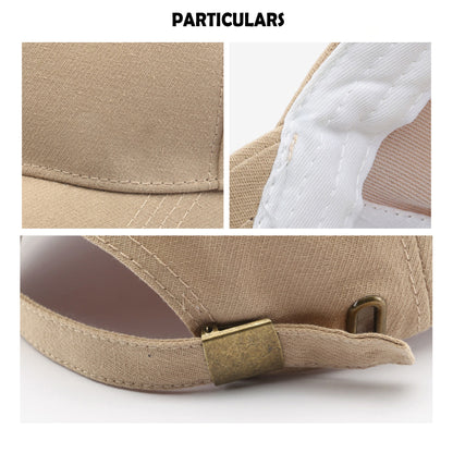 JABASIC Women Baseball Cap Adjustable Unconstructed Plain Cap