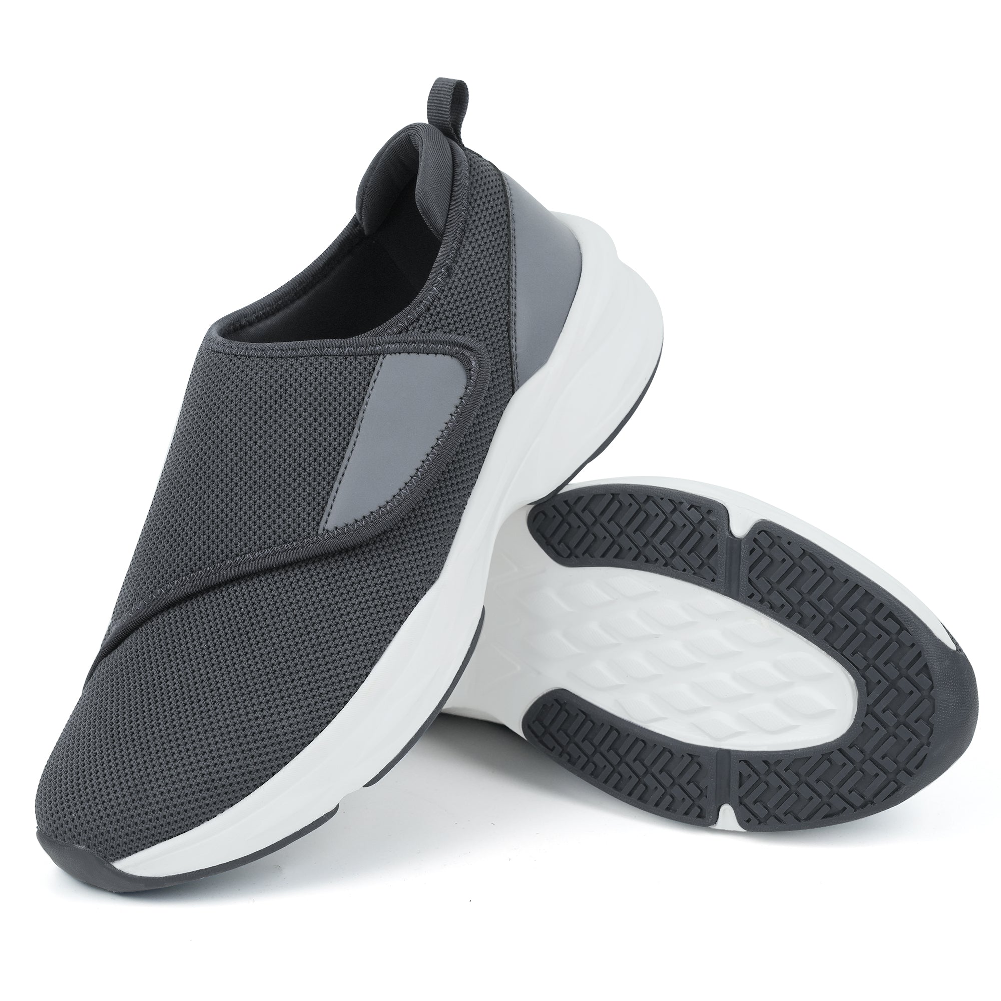 JABASIC Men Diabetic Walking Shoes Edema Shoes for Swollen Feet Arch Support Orthopedic Sneakers