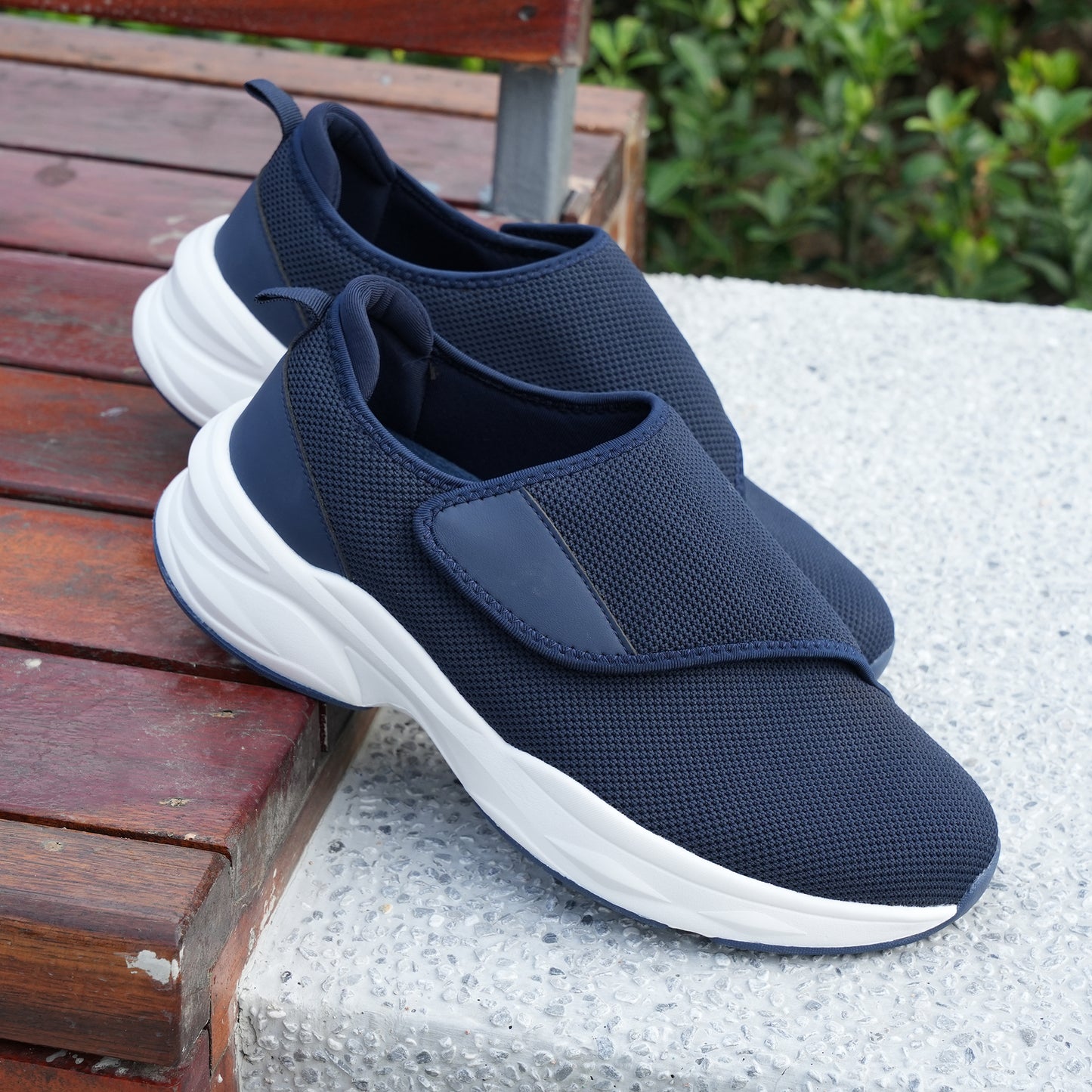 JABASIC Men Diabetic Walking Shoes Edema Shoes for Swollen Feet Arch Support Orthopedic Sneakers