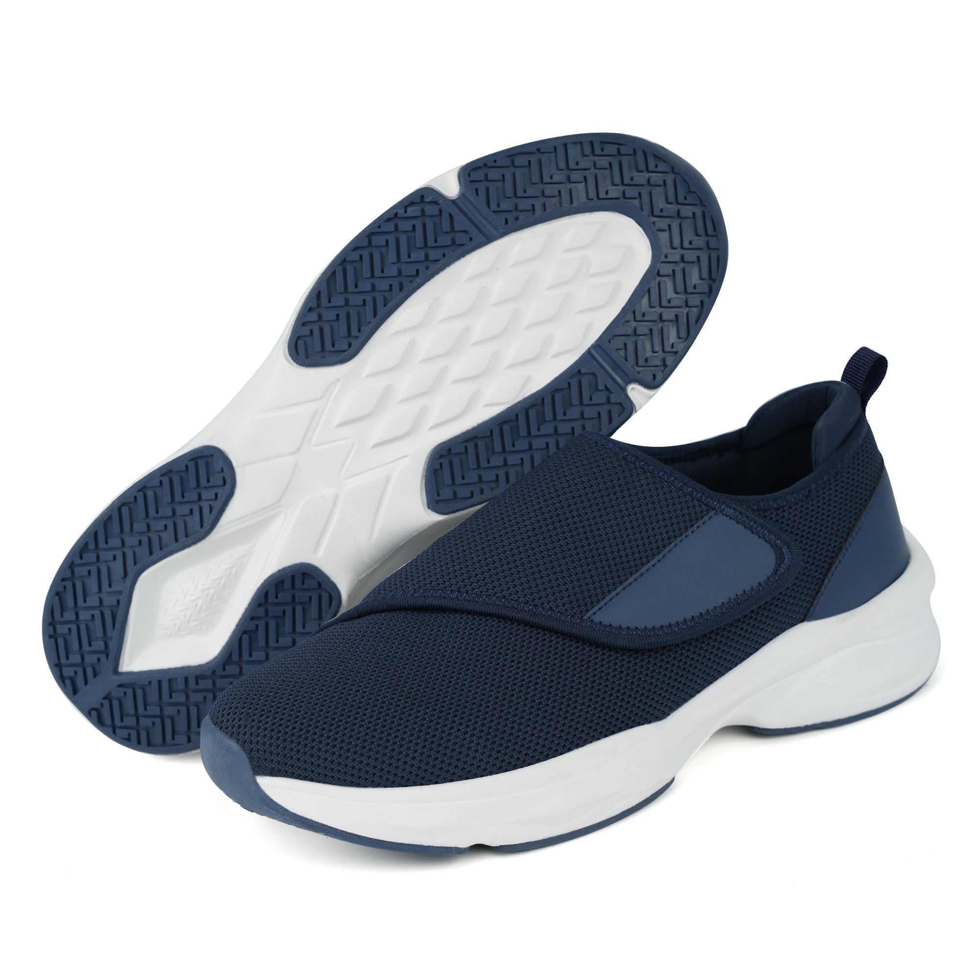 JABASIC Men Diabetic Walking Shoes Edema Shoes for Swollen Feet Arch Support Orthopedic Sneakers