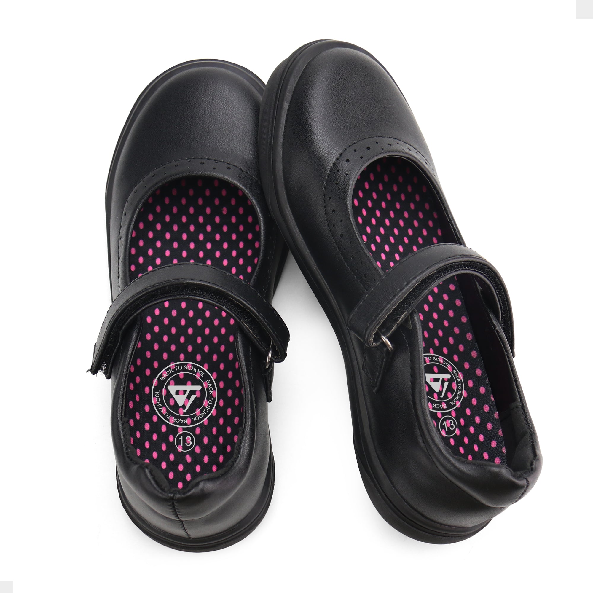 Girls Mary Jane Flats School Dress Shoes – jabasicshoes