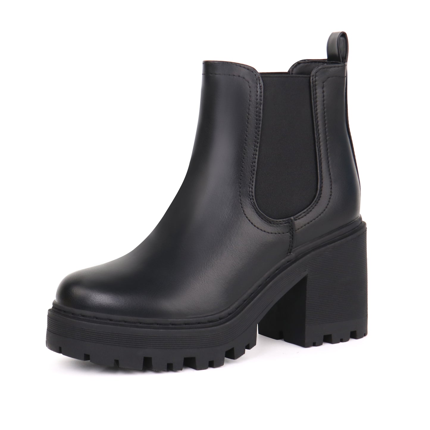 Women Fashion Chelsea Boots Platform Classic Ankle Booties