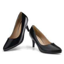 Load image into Gallery viewer, JABASIC Women Low Heel Dress Pump Shoes Pointed Toe Office Shoes
