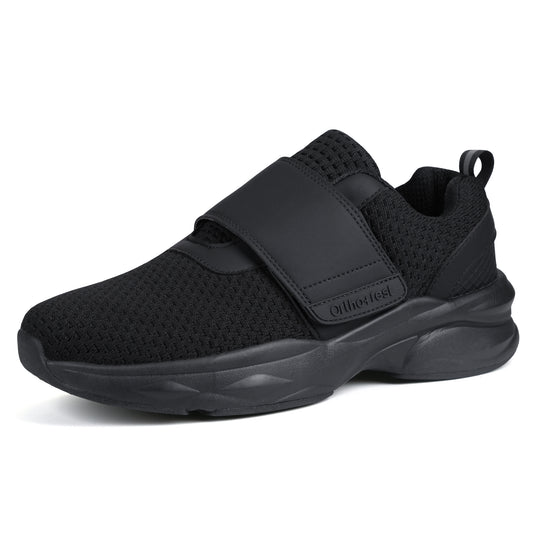 JABASIC Men Diabetic Walking Shoes Edema Shoes for Swollen Feet Arch Support Orthopedic Sneakers