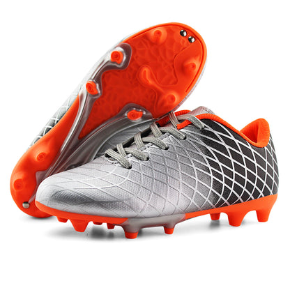 Kids Outdoor Soccer Cleats Lace-up