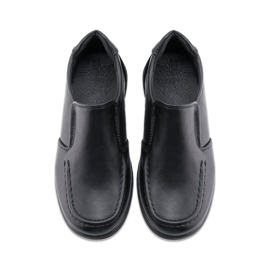JABASIC Boys School Uniform Shoes Slip On Dress Loafer