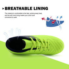 Load image into Gallery viewer, JABASIC Kids Soccer Cleats Boys Girls Athletic Outdoor Football Shoes
