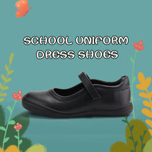 Load image into Gallery viewer, JABASIC Girls Mary Jane Flats School Uniform Dress Shoes
