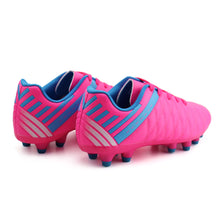 Load image into Gallery viewer, JABASIC Kids Athletic Soccer Cleats Boys Girls Outdoor Firm Ground Football Shoes
